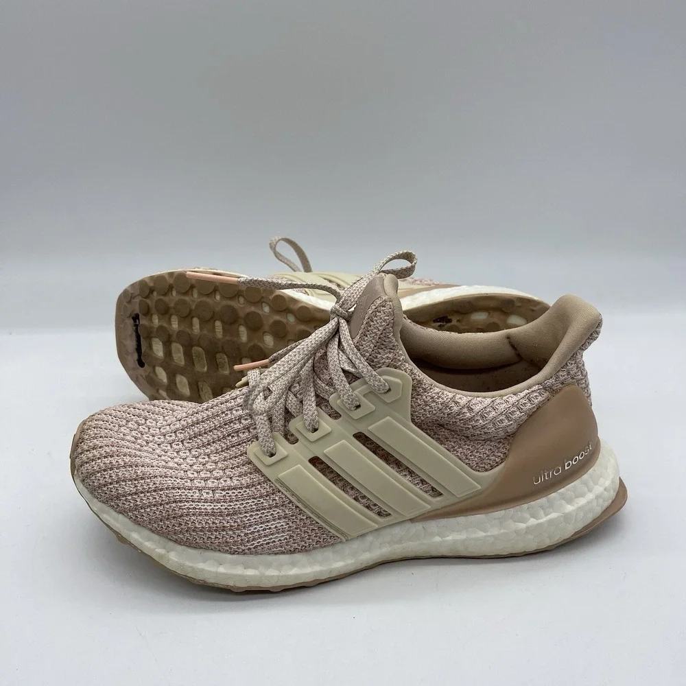 Adidas Ultra Boost 4.0 Women's Size 6.5 Sneakers BB6497 Ash Pearl Athletic Shoes
